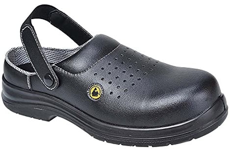 Portwest Homme Fc03bkr45 Chaussures-de-sécurité Sabots-sécurité, Noir, 45 EU