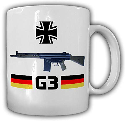 G3 Sturmgewehr Bundeswehr Gewehr Waffe Deko Militär 7,62mm × 51 BW Tasse #14784