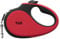 TUG 360° Tangle-Free Retractable Dog Lead for Up to 25 kg Dogs | 5 m Strong Nylon Tape/Ribbon | One-Handed Brake, Pause, Lock (Medium, Red)