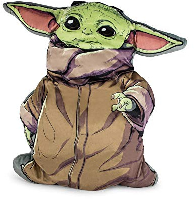 Star Wars: The Mandalorian The Child 16-Inch Backpack for Kids | Baby Yoda Plush Backpack, Lightweight School Bag | Fun Star Wars Bookbag for Girls and Boys