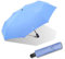 Maibar Paraguas resistente al viento, compacto, 24 varillas, impermeable, plegable, de viaje, a prueba de viento, para hombres y mujeres, Z-Azul claro, 98 cm, Clásico