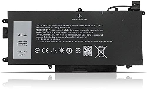 K KYUER 45Wh 71TG4 Batteria per Dell Latitude 12 5000 5289 13 7000 7389 7390 13 13.3 P29S001 P29S002 2-in-1 Business Series 071TG4 K5XWW X49C1 0X49C1 725KY N18GG CFX97 3745mAh Notebook Battery