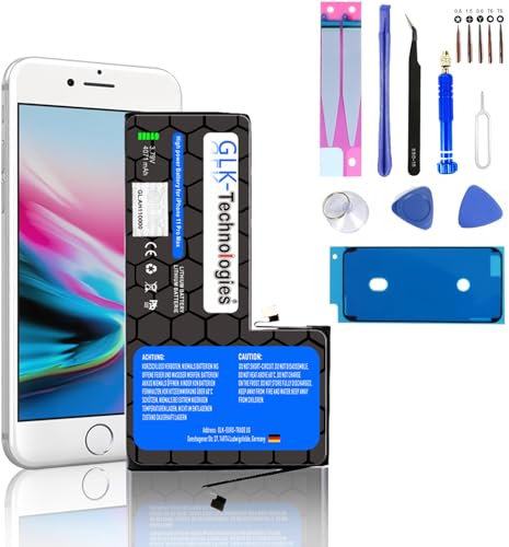 High Capacityr Ersatzakku kompatibel mit Apple iPhone 11 Pro Max | GLK-Technologies Battery | accu | 4071mAh Akku | inkl. Profi Werkzeug Set Kit NUE