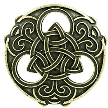 Dickly Châle Ethnique Broches Viking, Or