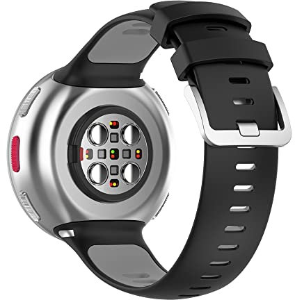 TopTen Uhrenarmband kompatibel mit Polar Vantage V2, Silikonarmband, Ersatzarmband