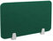 Icegrey Akustik Trenn-Wand für Schreibtisch Filz Freistehender akustischer Schreibtischteiler Reduzieren Sie Lärm und visuelle Ablenkungen mit 2 Clips, Dark Green, 100x30cm