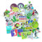 Tennis Aufkleber Vinyl Sticker wasserdicht für Flaschen Laptop Gepäck Handy Skateboard Gitarre Deko Kinder Jugendliche Erwachsene