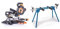 Evolution Power Tools - Scie à Onglets Coulissante Multi-Matériaux R210SMS-300+ avec le Pack Plus & Scheppach Support Scies à Onglets UMF1600 | Charge admissible 200kg | Supports extensibles