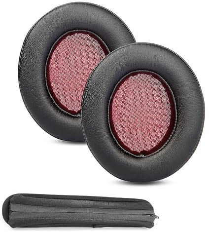XRHTONG Ersatz Ohrpolster Kompatibel mit Teufel Real Blue NC/Real Pure (2020)/Real Blue Stereo Kopfhörer Ohrpolster Cushion(Protein Leder/Memory Foam)