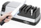 Electric Knife Sharpener 4-in-1 RZ-E006 – Diamond Wheel & Ceramic Rod, Auto-Angle Sensing, Low Noise – for Straight, Serrated, Ceramic Knives & Scissors – UK Kitchen Use by Convihealth