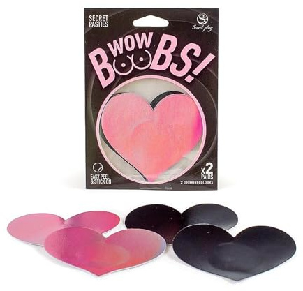 Secret Play - Heart Nipple Pasties 2 Pair