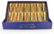 Saharashop Juego de 12 vasos de té marroquíes orientales Cay Atay, juego de vasos Elite Gold Multi