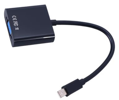 KOMBIUDA Adaptateur Mini Displayport vers Vga Convertisseur Vga sans Alimentation Externe Compatible avec Pc Moniteurs et pour Multi Affichage