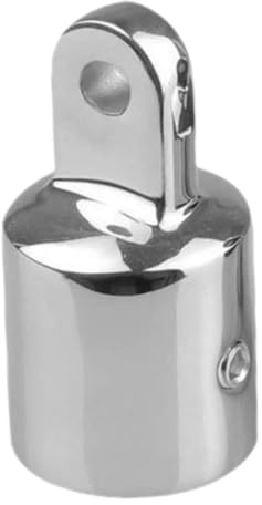 VICASKY Capuchon de Bimini INOX 25 Mm, Embout D'œillet de Capuchon, Accessoire de Quincaillerie Marin, Pièce de Fixation Solide pour Taud de Soleil Bateau, Usage Nautique, Remplacement
