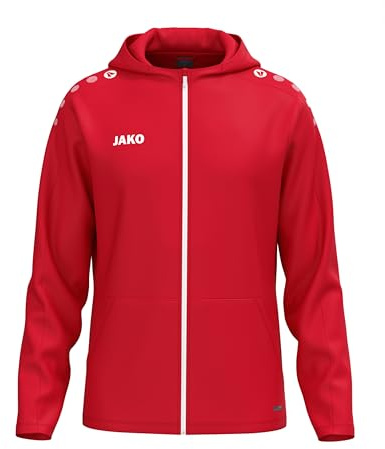 JAKO One Kapuzenjacke – Atmungsaktive Sportjacke für Kinder aus 100% Polyester, mit weichem Micro-Fleece, ideal für Sport und Freizeit