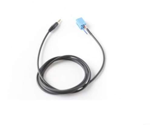 SageFurned Auto Radio AUX Kabel 8-Pin zu 3,5mm für Fiat Ducato 2011-2013, Audio Input Adapter für ISO Anschluss, Schwarz, 150cm, Einfache