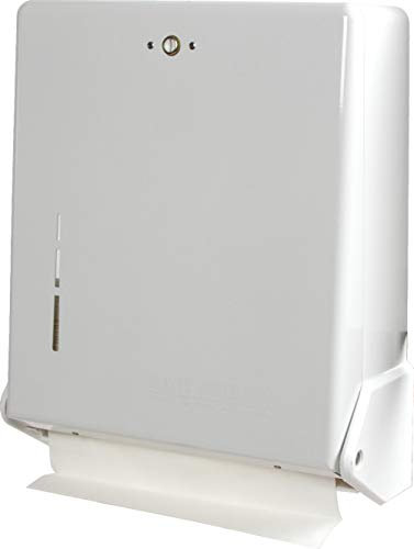 San Jamar T1905WH True Fold Handtuchspender, 500 Multifold / 300 C-Falz Handtuchkapazität, weiß