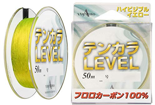 YAMATOYO Tenkara Level Line, 164.4 ft (50 m), High Visible Yellow, No. 4