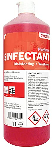 2Work Disinfectant and Washroom Cleaner Perfumed 1 Litre 2W03970