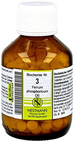 Nestmann Biochemie Nr. 3 Ferrum phosphoricum D6 Tabletten, 400 St. Tabletten