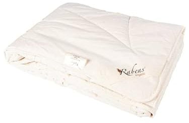 Rabens' organic Alpaka Bettdecke 100% Alpakawolle, Bio Made in Germany - Ganzjahr 155x220cm