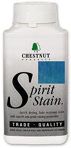 CHESTNUT Products SSBLU1 Wood Spirit Stain Blue, 1 Litre