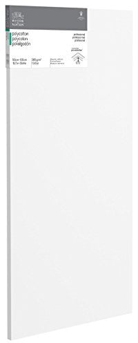 Winsor & Newton 6206024 Professional Keilrahmen aus Baumwollmischgewebe, 385 g/m², 3-fach grundiert, mittlere Körnung, ideal für die Ölfarben und Acrylfarben - 50x100cm
