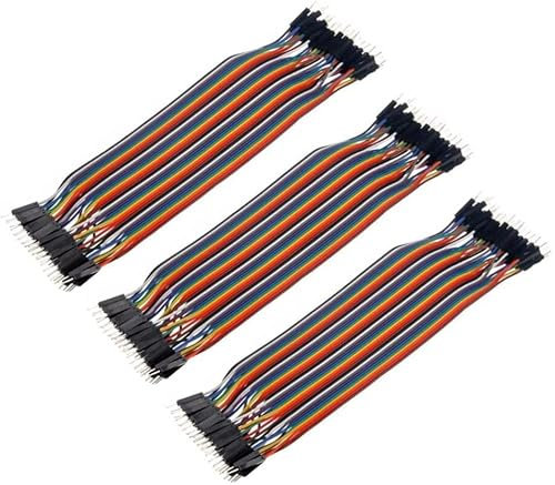 Aihasd 120P 30cm männlich - männlich Jumper Cable for Breadboard Circuit Test Cable