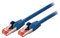 Invero® High-Speed Cat 6 Ethernet RJ45 (8P8C) Male - RJ45 (8P8C) Male Network S/FTP LAN Cable PC Router Patch Snagless Lead 100% Copper, Supports 1000 Mbps - 20m Blue
