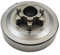 Pignone Campana Frizione Motosega 3/8 6 Denti Compatibile con Motoseghe Originali e Cloni da 25cc 2500, Alpina, Echo, Efco, Sandrigarden, Sthil, McCulloch