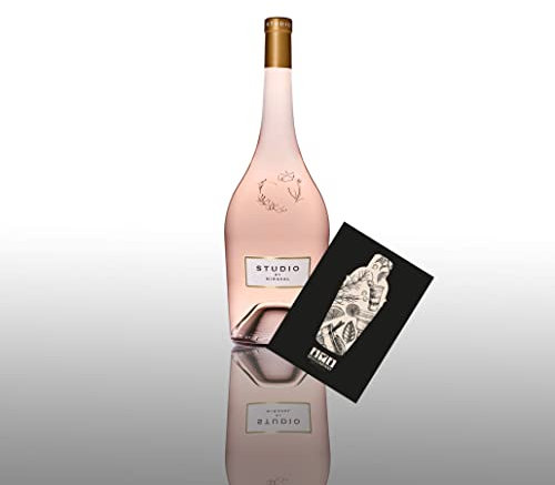 Angelina Jolie + Brad Pitt Studio By Miraval Rose Wein 0,75L (13% Vol) Jolie-Pitt Miraval Wein - [Enthält Sulfite]