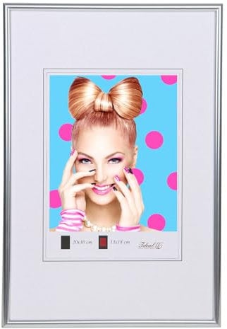 Bilderrahmen Kunststoff Lifestyle Foto Rahmen Collage Wanddeko Poster Photo Style: Farbe: Silber | Format: 21x29,7 DIN A4