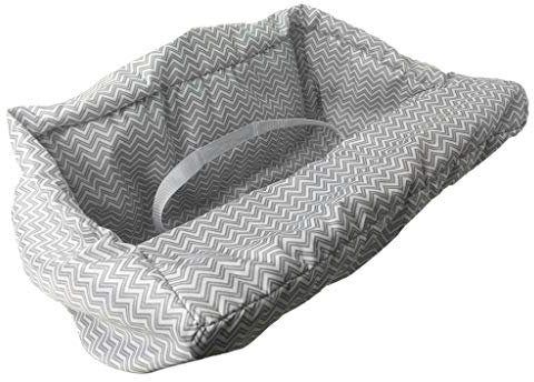 Baby Kids Einkaufswagen-Sitzkissen, Esszimmerstuhl-Abdeckung, Grau