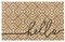 Hanse Home Kokos Fußmatte für Innen 45x75cm – Fussmatte Outdoor Kokosmatte Schmutzfangmatte Welcome Design Wetterfest, rutschfest für Eingangsbereich & geschützter Außenbereich – Natur