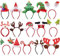 BQTQ 15 Pièces Bandeaux de Noël Serre-Têtes Christmas Headband pour Party Costumes