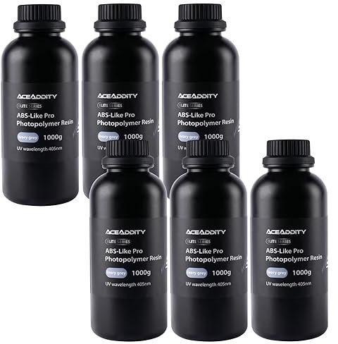 ARKEM ABS-ähnliches Pro-3D-Druckerharz, 405 nm, UV-härtendes Standard-Photopolymerharz mit Härte und Zähigkeit, geeignet für 2K/4K/8K LCD/DPL/SLA 3D-Drucker, hohe Präzision und Nicht spröde –
