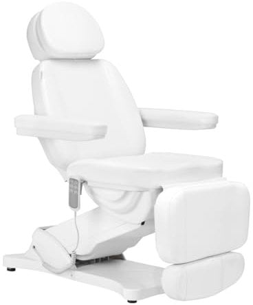 ACTIVESHOP Elektrischer Kosmetikstuhl Sillon Classic, 3 Motoren, weiß