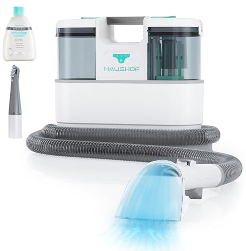 HAUSHOF StainZapper Air Carpet Cleaner Machines Cordless, 24V Spot Carpet Washer, Portable Carpet & Upholstery Cleaner, Lightweight Stain Remover with Deep Cleaning for Pet Stains, Couch, Car Seats