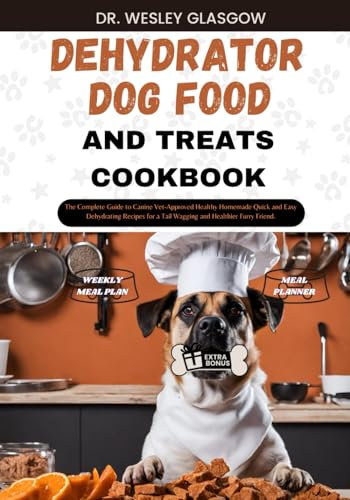 DEHYDRATOR DOG FOOD AND TREATS COOKBOOK: The Complete Guide to Canine Vet-Approved Healthy Homemade Quick and Easy Dehydrating Recipes for a Tail ... Ultimate Series for Healthy Canine Cuisine)