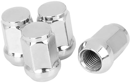A ABSOPRO Tuercas De Rueda Cónicas M14X1.5 Cromadas para Coche (Paquete de 4)