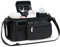 PERZOE Caddie de Poussette, Organisateur Poussette Universel avec Porte-gobelet, Sac téléphone Amovible et bandoulière, caddie adapté aux poussettes comme Uppababy, Baby Jogger, Doona, Nuna pour