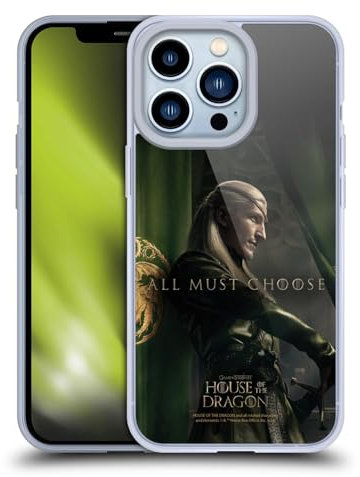Head Case Designs Offizielle House of The Dragon: Television Series Aemond Charakter-Posters Aus Staffel 2 Soft Gel Handyhülle Hülle kompatibel mit Apple iPhone 13 Pro