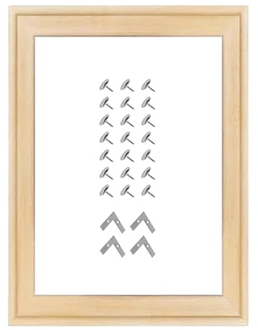 Cozylkx DIY-Holz-Leinwandrahmen 70 cm x 40 cm, Holz-Leinwand-Keilrahmen-Kunstrahmen-Set Für ölgemälde, Poster Und Wandkunst-Handarbeiten