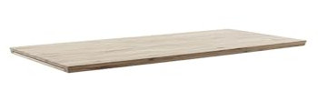 möbelando Esstischplatte >Brooklyn< in Eiche Bianco - 220x5x100 (BxHxT)