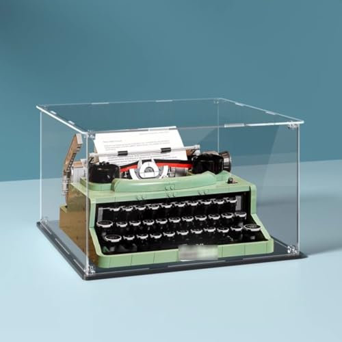 Die Acryl-Vitrine ist geeignet für Lego 21327 Nostalgische klassische Schreibmaschine, Showbox zum Sammeln, Präsentieren und Organisieren von Modellen. 3 mm