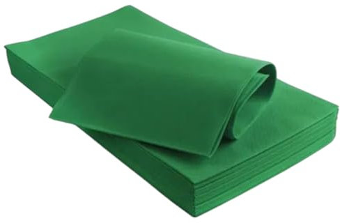 5 Tovaglie TNT Tessuto non Tessuto 100 x 100 cm per bar ristoranti, confezione da 5 pezzi (5, Verde)
