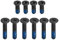 HSSDTECH Bottom Case Laptop Screws for ASUS ProArt Studiobook 16 H5600 H5600QM H5600QR H5600QE W5600 W5600Q2A Pack of 10 Black Bottom Case Screws