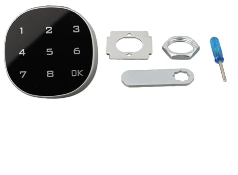 Digitales elektronisches Passwortschloss, Zinklegierung, Schrankschloss mit Tastatur für Aktenschublade und Saunatür (20 mm)