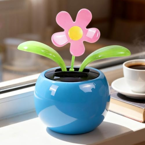 Solar Dancing Flowers Solar Powered Dancing Flowers for Car Dashboard Decor