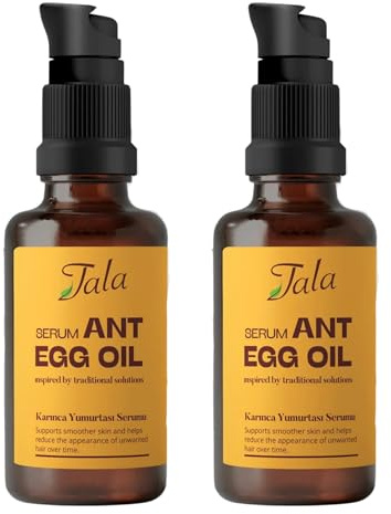 Tala Ameiseneiöl Serum, Karınca yumurtası yağı - Tala Egg oil of Ant -Ameiseneieröl Serum für Haarentfernung gegen Haarwuchs 2er Pack (2x30ml)